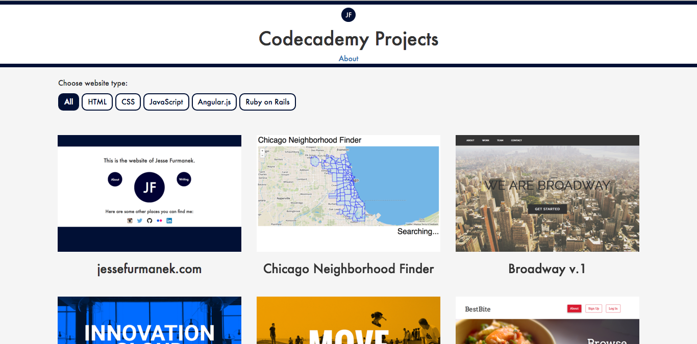 Codecademy Projects